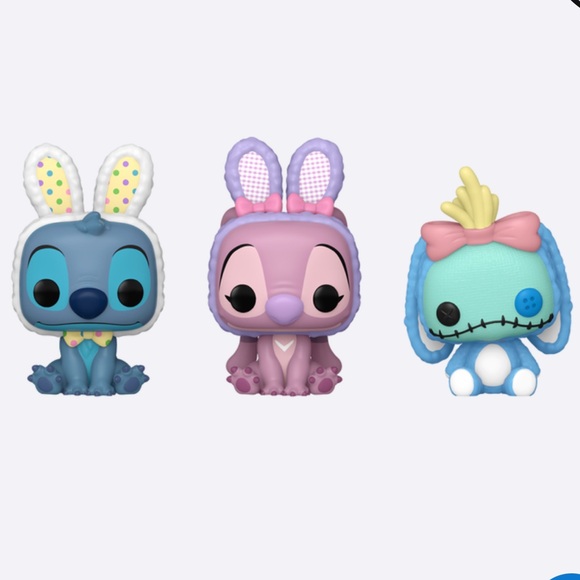Easter Stitch Funko Bitty Bop Set of 3 - Picture 1 of 4